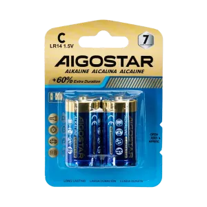 BATTERIA ALCALINA LR14 (C) 1.5V 2PZ