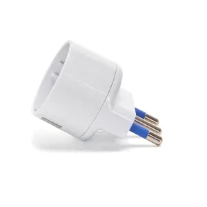 ADATTATORE A 1 VIA 16A BIANCO