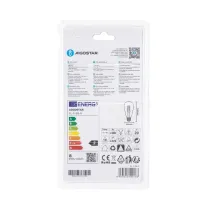Lampadina a filamento LED ST64 E27 8W ambrata