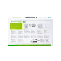 Floodlight LED solare 200W 2000lm 6500K IP66