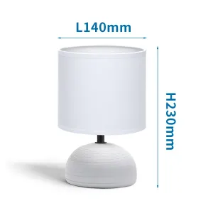 LAMPADA DA SCRIVANIA IN VERAMICA E14 (LAMPADINA ESCLUSA)