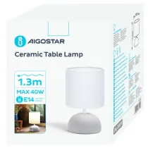 LAMPADA DA SCRIVANIA IN VERAMICA E14 (LAMPADINA ESCLUSA)