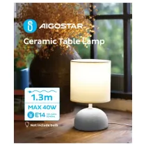 LAMPADA DA SCRIVANIA IN VERAMICA E14 (LAMPADINA ESCLUSA)