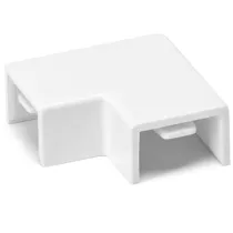 CONNETTORE ANGOLO P/CANALINA QUADR. PVC BIANCO 15X10MM 4PZ