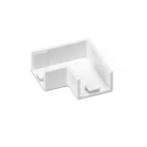 CONNETTORE ANGOLO P/CANALINA QUADR. PVC BIANCO 15X10MM 4PZ