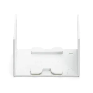 CONNETTORE DRITTO PER CANAL. QUADR. PVC BIANCO 60X40MM 4PZ