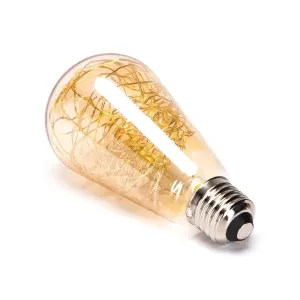 LAMPADINA FILAMENTO LED CON FILO DI RAME ST64 E27 1.2W