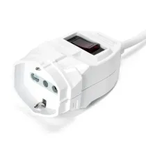 PROLUNGA ITALIANA 3G0.75MM 2M C/INTERR. DI SOVRACC. 10A PROLUNGA ITALIANA 3G0.75MM 2M C/INTERR. DI SOVRACC. 10A