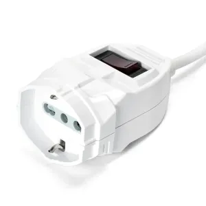 PROLUNGA ITALIANA 3G0.75MM 2M C/INTERR. DI SOVRACC. 10A