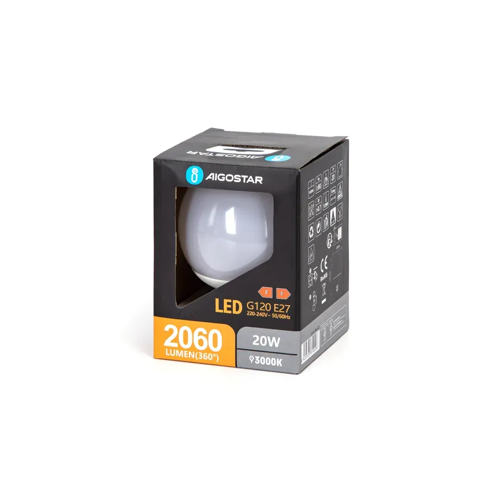 LED G120 E27 20W 3000K LED G120 E27 20W 3000K