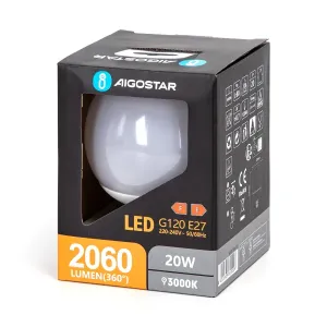 LED G120 E27 20W 3000K