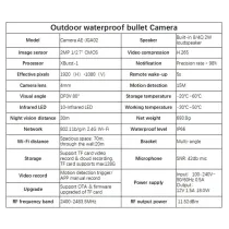 Telecamera bullet SMART impermeabile