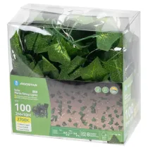 PIANTE ARTIFIC. LUMINOSE SOLARI EDERA LNEARE 2M+10M 100LED