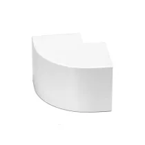 CONNETTORE ANGOLO EST. P/CANAL QUAD. PVC BIANCO 40X40MM 4PZ