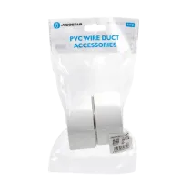 CONNETTORE ANGOLO EST. P/CANAL QUAD. PVC BIANCO 40X40MM 4PZ