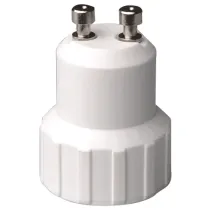 ADATTATORE DA GU10 A E14 BIANCO