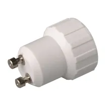 ADATTATORE DA GU10 A E14 BIANCO