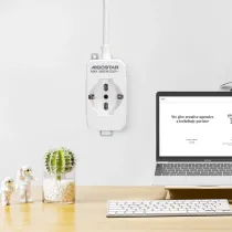 MULTIPRESA 3 VIE S/INTERRUTTORE 16A 1.5M BIANCA E GRIGIA