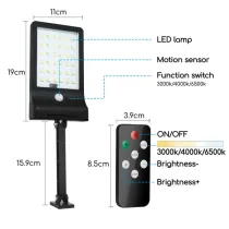 Lampione LED solare con telecomando Lampione LED solare con telecomando