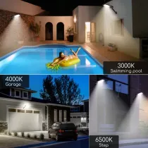 Lampione LED solare con telecomando Lampione LED solare con telecomando
