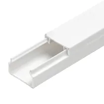 CANALINA QUAD.PVC BIANCA SUPPORTO ADESIVO L2000XW15XH10MM