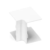 CONNETTORE ANG. INT. CANALINA QUAD.PVC BIANCO 60X40MM 4PZ