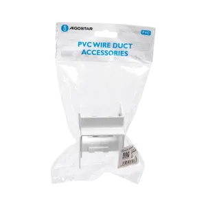 CONNETTORE ANG. INT. CANALINA QUAD.PVC BIANCO 60X40MM 4PZ