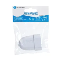 Presa volante 16A bianca