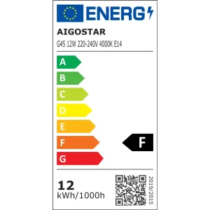 Lampadina LED G45 12W 4000K 1170lm E14