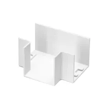 CONNETTORE T P/CANALINA QUADRATA PVC BIANCO 40X40MM 4PZ