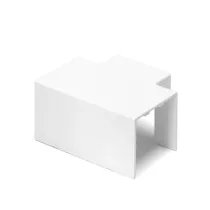 CONNETTORE T P/CANALINA QUADRATA PVC BIANCO 40X40MM 4PZ