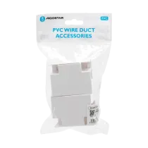 CONNETTORE T P/CANALINA QUADRATA PVC BIANCO 40X40MM 4PZ