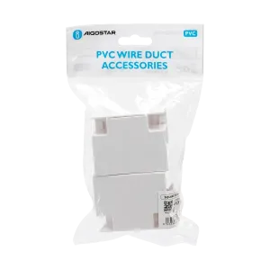 CONNETTORE T P/CANALINA QUADRATA PVC BIANCO 40X40MM 4PZ