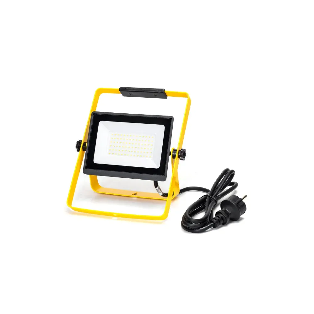 FLOOD LIGHT LED DA CANTIERE 50W 6500K C/CAVO DA 1.8M FLOOD LIGHT LED DA CANTIERE 50W 6500K C/CAVO DA 1.8M