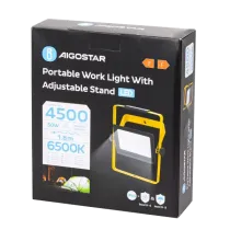 FLOOD LIGHT LED DA CANTIERE 50W 6500K C/CAVO DA 1.8M