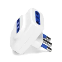 ADATTATORE A 3 VIE 16A BIANCO