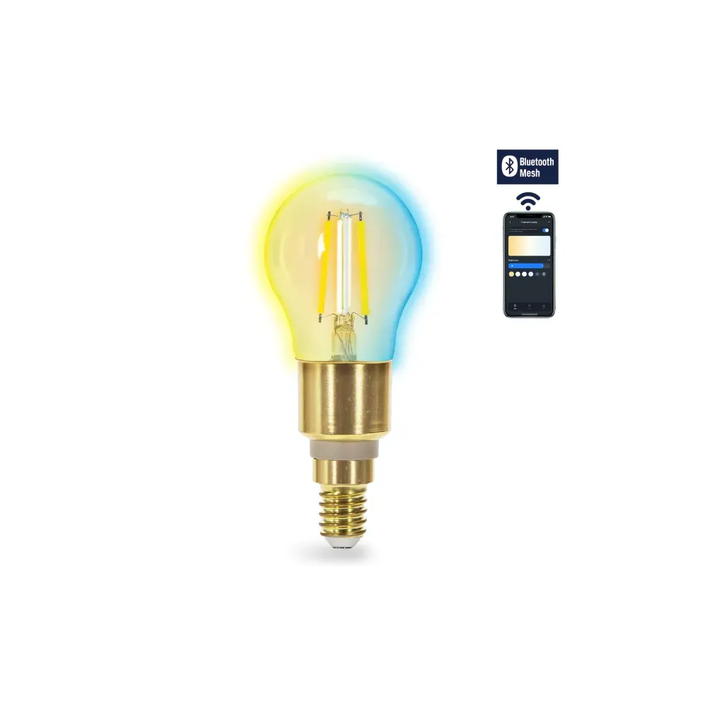 Lampadina a filamento Smart Bluetooth Mesh G45 4.5W CCT Lampadina a filamento Smart Bluetooth Mesh G45 4.5W CCT