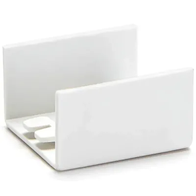 CONNETTORE DRITTO PER CANALINA QUADRATA PVC BIANCO 25X16MM 14PZ