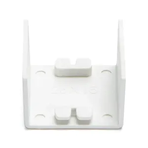 CONNETTORE DRITTO PER CANALINA QUADRATA PVC BIANCO 25X16MM 14PZ