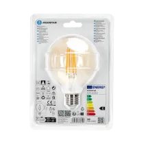 Lampadina a filamento LED G95 E27 10W ambrata