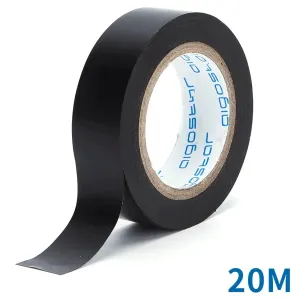 Nastro isolante in PVC 0,13x17x20m nero