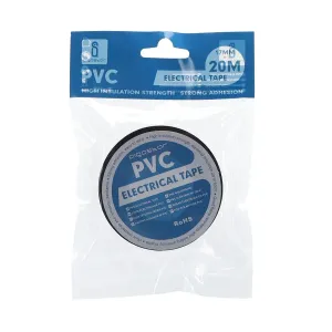 Nastro isolante in PVC 0,13x17x20m nero