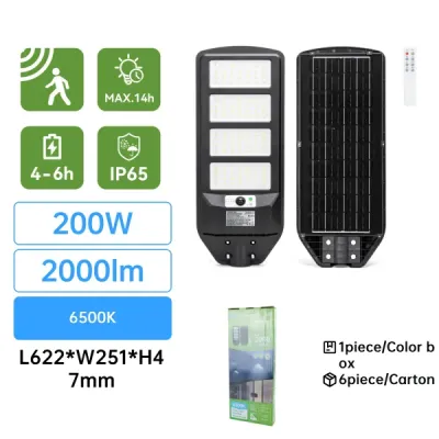 LAMPIONE SOLARE 200W 6500K SERIE 02