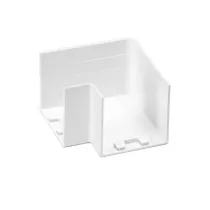 CONNETTORE ANGOLO X CANALINA QUADRATA PVC BIANCO 40X40MM 4PZ