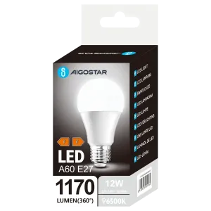 LED A60 E27 12W 6500k