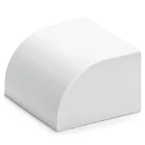 TAPPO DI CHIUSURA CANALINA QUADRATA PVC BIANCO 40X25MM 4PZ