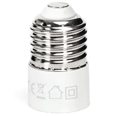 ADATTATPRE DA E27 A E14 BIANCO