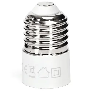 ADATTATPRE DA E27 A E14 BIANCO