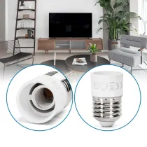 ADATTATPRE DA E27 A E14 BIANCO