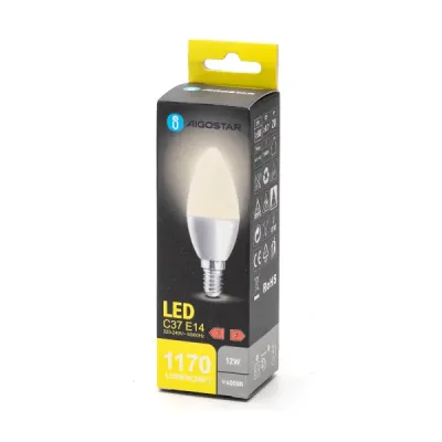 Lampadina LED C37 E14 12W 4000K